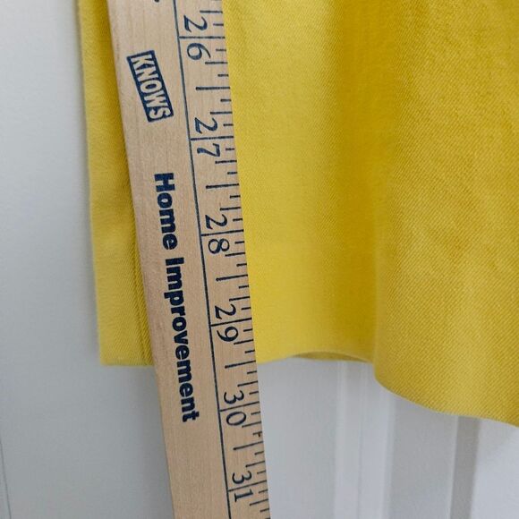 Lauren Ralph Lauren Pants Women's 6 (28x29.5) Canary Yellow Stretch Preppy EUC - Picture 6 of 8